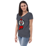 Women’s recycled v-neck t-shirt