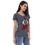 Women’s recycled v-neck t-shirt